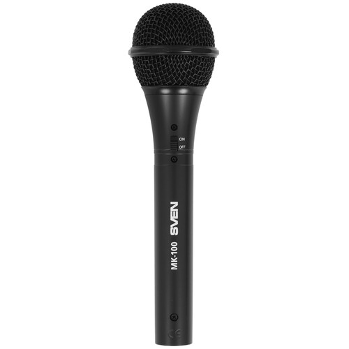 Купить Микрофон SVEN MK-100 черный  9201301. Характеристики, отзывы и цены в Донецке