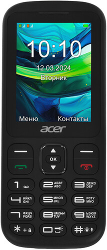 Купить Сотовый телефон Acer JIVE JV24 черный  5457735. Характеристики, отзывы и цены в Донецке