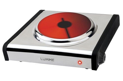 Купить Плита компактная электрическая LUMME LU-3636 черный  9058364. Характеристики, отзывы и цены в Донецке