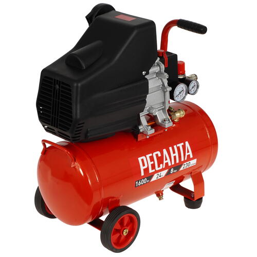 Купить Компрессор поршневой масляный Ресанта КП-24/230М  9944759. Характеристики, отзывы и цены в Донецке