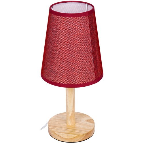 Купить Настольный светильник RISALUX Бордо красный  9176737. Характеристики, отзывы и цены в Донецке