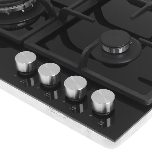 Купить Газовая варочная поверхность KRONA ALMA 60 BL  8159609. Характеристики, отзывы и цены в Донецке