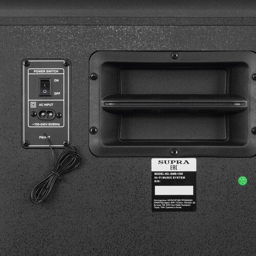 Купить Портативная аудиосистема SUPRA SMB-1300, черный  9230952. Характеристики, отзывы и цены в Донецке