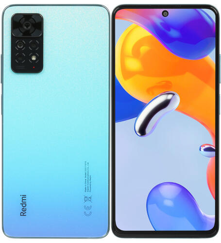 Купить 6.67" Смартфон Xiaomi Redmi Note 11 Pro 4G 128 ГБ голубой  5015354. Характеристики, отзывы и цены в Донецке