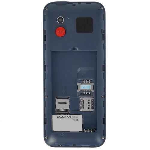 Купить Сотовый телефон Maxvi B35 синий  9916944. Характеристики, отзывы и цены в Донецке