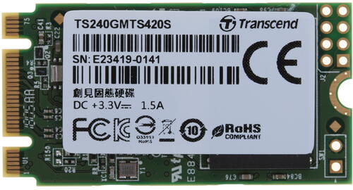 Купить 240 ГБ M.2 SATA накопитель Transcend MTS420 [TS240GMTS420S]  1201963. Характеристики, отзывы и цены в Донецке