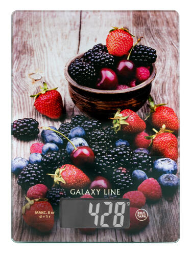 Купить Кухонные весы Galaxy LINE GL 2819 коричневый  9061366. Характеристики, отзывы и цены в Донецке