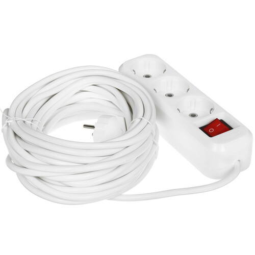 Купить Удлинитель Smartbuy SBE-16-3-10-ZS белый  9192902. Характеристики, отзывы и цены в Донецке