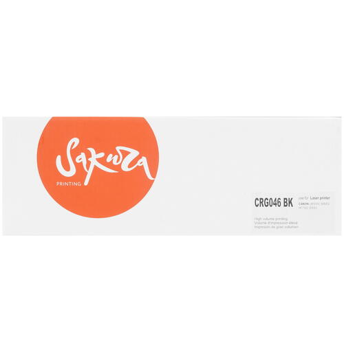 Купить Картридж лазерный SAKURA CRG046BK черный, с чипом  5363987. Характеристики, отзывы и цены в Донецке