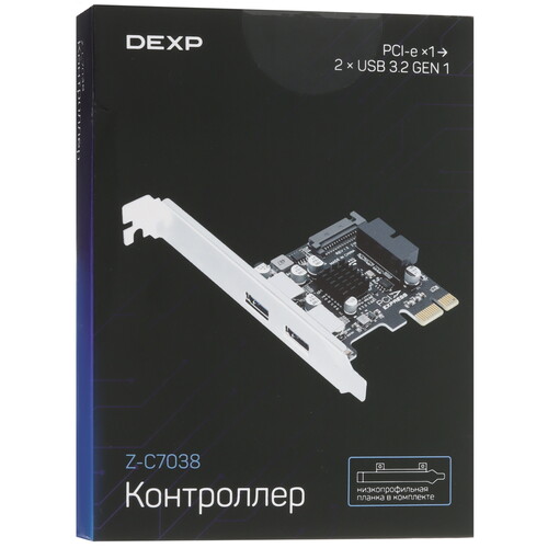 Купить Плата расширения DEXP Z-C7038  5437321. Характеристики, отзывы и цены в Донецке