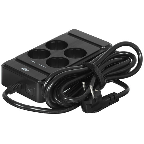 Купить Сетевой фильтр AGNI TP-FS4E черный  9289281. Характеристики, отзывы и цены в Донецке