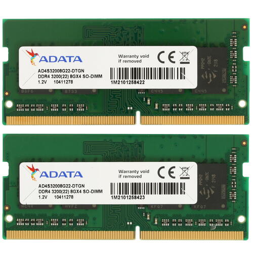 Купить Оперативная память SODIMM ADATA Premier [AD4S32008G22-DTGN] 16 ГБ  5031107. Характеристики, отзывы и цены в Донецке