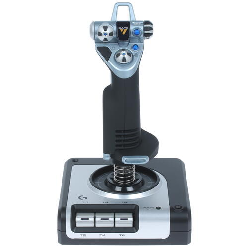 Купить Джойстик Logitech Flight X52 Control System серый  1134072. Характеристики, отзывы и цены в Донецке