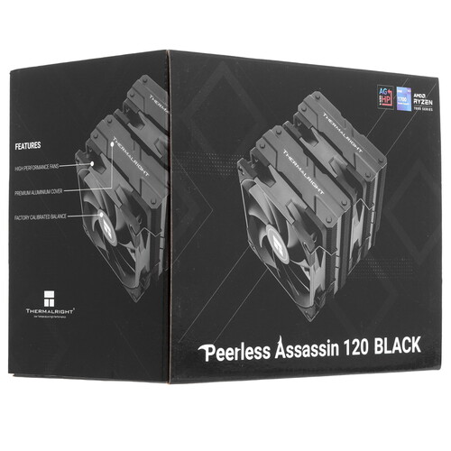 Купить Кулер для процессора Thermalright Peerless Assassin 120 Black  5615378. Характеристики, отзывы и цены в Донецке