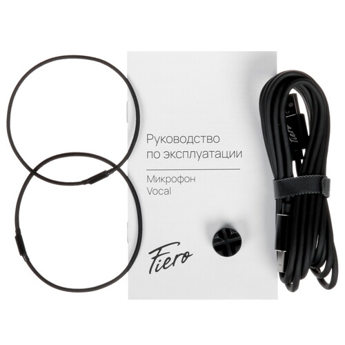 Купить Микрофонный комплект Fiero Vocal черный  9072974. Характеристики, отзывы и цены в Донецке