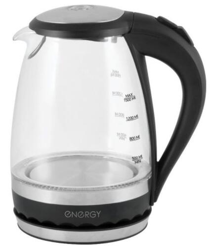 Купить Электрочайник ENERGY E-279 черный  8144882. Характеристики, отзывы и цены в Донецке