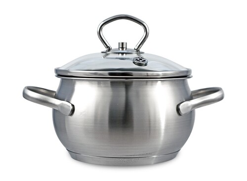 Купить Кастрюля TimA Дивная ДИ-1621 2.1 л 16 см серебристый  9149999. Характеристики, отзывы и цены в Донецке