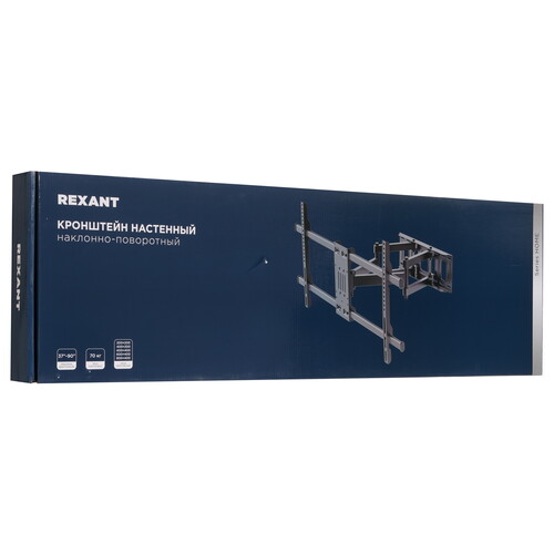 Купить Кронштейн для ТВ Rexant 38-0351 черный  9313546. Характеристики, отзывы и цены в Донецке