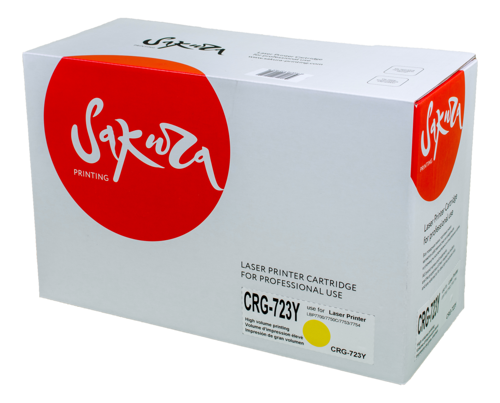 Купить Картридж лазерный SAKURA CRG723Y желтый, с чипом  7981914. Характеристики, отзывы и цены в Донецке