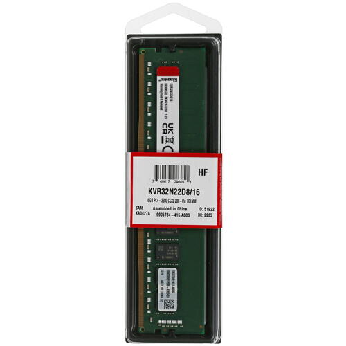 Купить Оперативная память Kingston ValueRAM [KVR32N22D8/16] 16 ГБ  5053526. Характеристики, отзывы и цены в Донецке