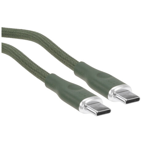 Купить Кабель круглый VOLTME USB Type-C - USB Type-C зеленый 1.8 м  9210958. Характеристики, отзывы и цены в Донецке