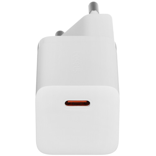Купить Сетевое зарядное устройство Baseus GaN5 (mini) 1C белый  5621227. Характеристики, отзывы и цены в Донецке