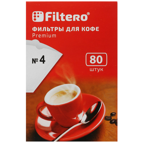 Купить Одноразовые фильтры Filtero Premium №4 белый  5098288. Характеристики, отзывы и цены в Донецке