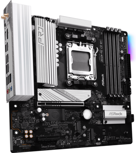 Купить Материнская плата ASRock B650M Pro X3D WiFi  5637078. Характеристики, отзывы и цены в Донецке