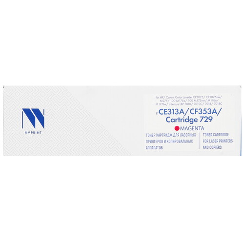 Купить Картридж лазерный NV-Print CE313A/CF353A/Canon 729 пурпурный  9077728. Характеристики, отзывы и цены в Донецке
