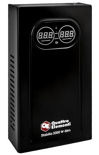 Купить Стабилизатор напряжения Quattro Elementi Stabilia 2000 W-Slim  9115119. Характеристики, отзывы и цены в Донецке
