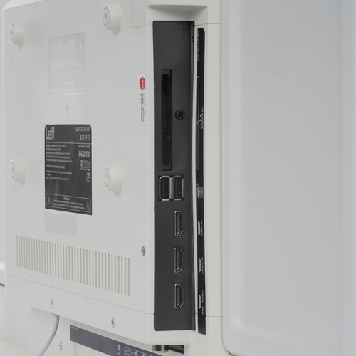 Купить 43" (108 см) Телевизор Leff 43F691T белый  9229062. Характеристики, отзывы и цены в Донецке