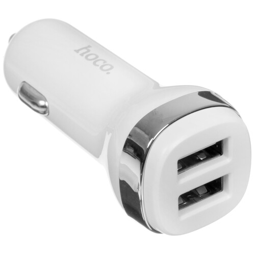 Купить Автомобильное ЗУ Hoco Z40 белый  9237902. Характеристики, отзывы и цены в Донецке