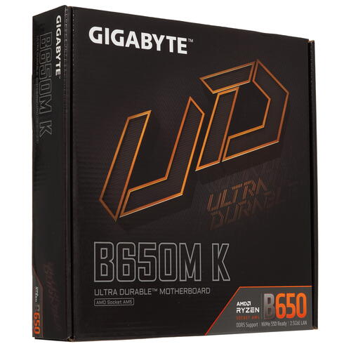 Купить Материнская плата GIGABYTE B650M K  5423107. Характеристики, отзывы и цены в Донецке