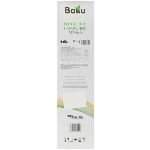 Купить Вентилятор Ballu BFF-840  белый  9982165. Характеристики, отзывы и цены в Донецке