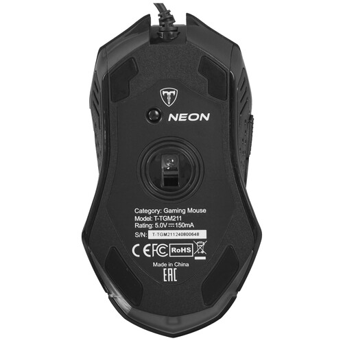 Купить Мышь проводная T-Line Neon  9230946. Характеристики, отзывы и цены в Донецке