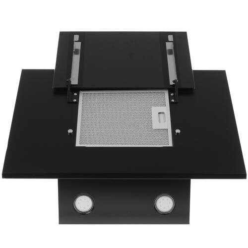 Купить Вытяжка наклонная MBS GALTONIA 160 GLASS черный/черный  8130128. Характеристики, отзывы и цены в Донецке