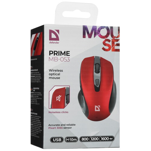 Купить Мышь беспроводная Defender Prime MB-053  9040745. Характеристики, отзывы и цены в Донецке