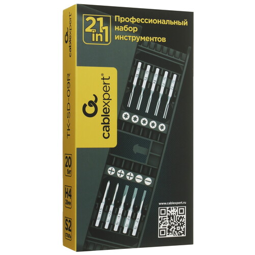 Купить Отвертка с набором насадок Cablexpert TK-SD-09R  5331756. Характеристики, отзывы и цены в Донецке