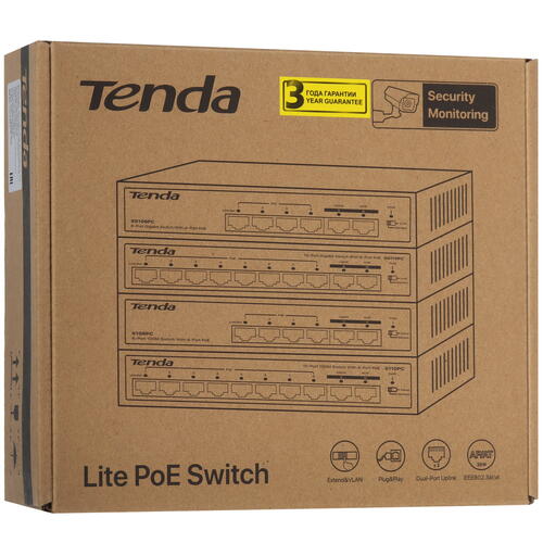 Купить Коммутатор Tenda SG106PC  9114621. Характеристики, отзывы и цены в Донецке