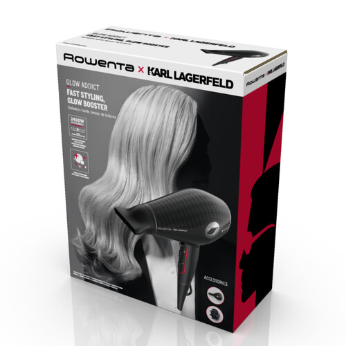 Купить Фен Rowenta Glow Addict CV613LF0 черный/красный  5352840. Характеристики, отзывы и цены в Донецке