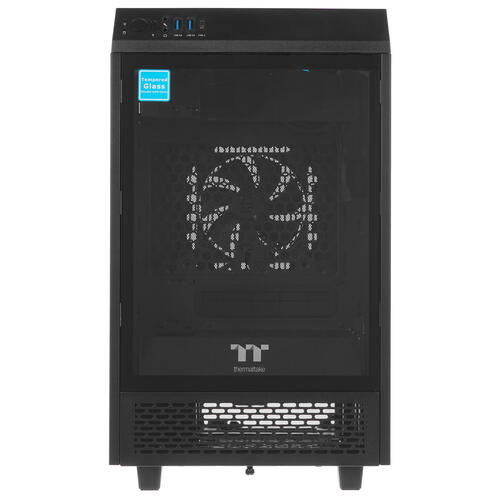 Купить Корпус Thermaltake The Tower 100 [CA-1R3-00S1WN-00] черный  4745581. Характеристики, отзывы и цены в Донецке