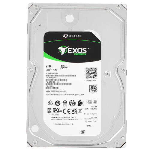 Купить 2 ТБ Жесткий диск Seagate Exos 7E10 [ST2000NM000B]  5091780. Характеристики, отзывы и цены в Донецке