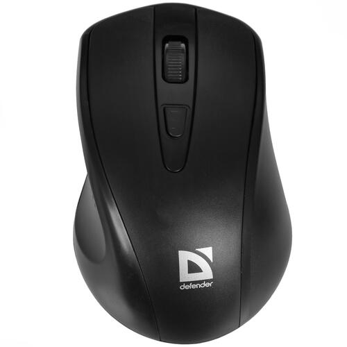 Купить Мышь беспроводная Defender Datum MM-265  черный  8106388. Характеристики, отзывы и цены в Донецке