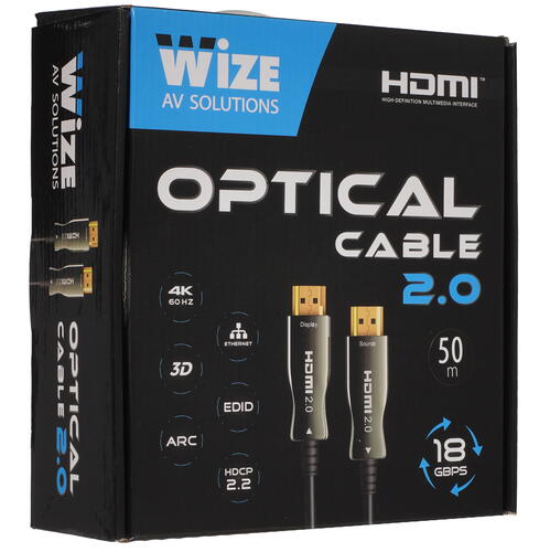 Купить Кабель  Wize HDMI - HDMI, 50 м  5071187. Характеристики, отзывы и цены в Донецке