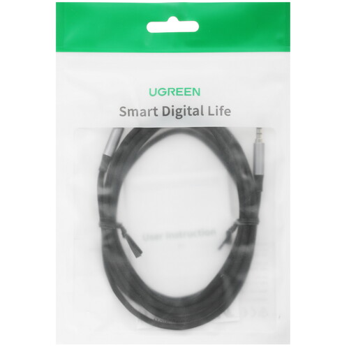 Купить Кабель   Ugreen jack 3.5 мм - jack 3.5 мм черный  5026945. Характеристики, отзывы и цены в Донецке