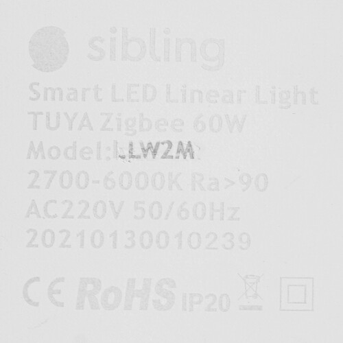 Купить Светильник потолочный Sibling Interior Light-ZCLLW белый  9179150. Характеристики, отзывы и цены в Донецке