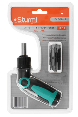 Купить Отвертка с насадками Sturm! 1040-19-14  9060522. Характеристики, отзывы и цены в Донецке