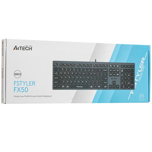 Купить Клавиатура  проводная A4Tech Fstyler FX50  5044424. Характеристики, отзывы и цены в Донецке