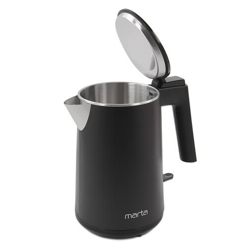 Купить Электрочайник MARTA MT-4591 черный  8195695. Характеристики, отзывы и цены в Донецке
