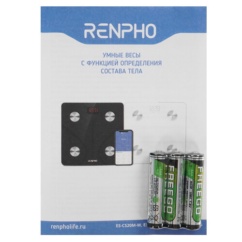 Купить Весы Renpho Elis 1 Smart Body Scale ES-CS20M черный  9163265. Характеристики, отзывы и цены в Донецке